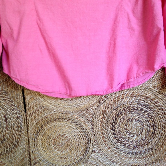 Tommy Hilfiger Shirt Lt Orange Chambray Long Sleev - Picture 7 of 7